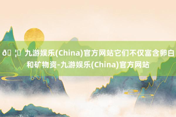 🦄九游娱乐(China)官方网站它们不仅富含卵白和矿物资-九游娱乐(China)官方网站