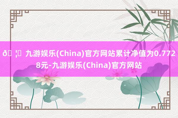🦄九游娱乐(China)官方网站累计净值为0.7728元-九游娱乐(China)官方网站