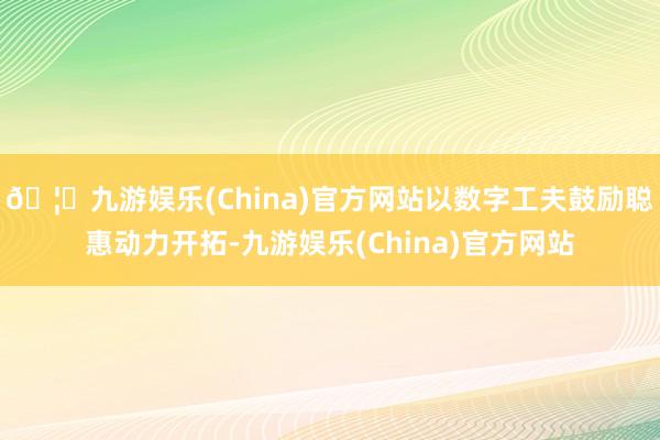 🦄九游娱乐(China)官方网站以数字工夫鼓励聪惠动力开拓-九游娱乐(China)官方网站