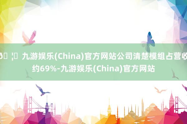 🦄九游娱乐(China)官方网站公司清楚模组占营收约69%-九游娱乐(China)官方网站