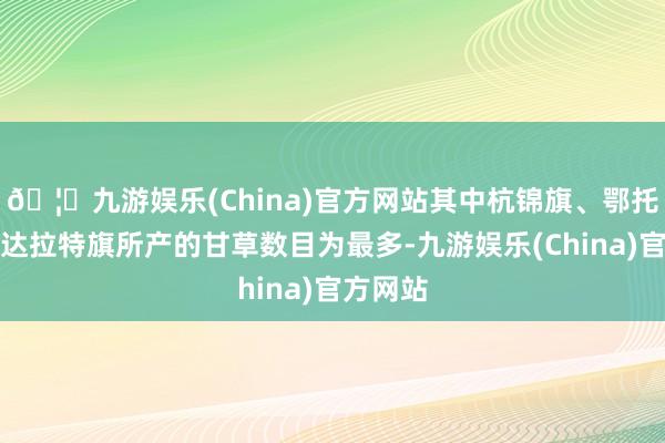 🦄九游娱乐(China)官方网站其中杭锦旗、鄂托克旗和达拉特旗所产的甘草数目为最多-九游娱乐(China)官方网站