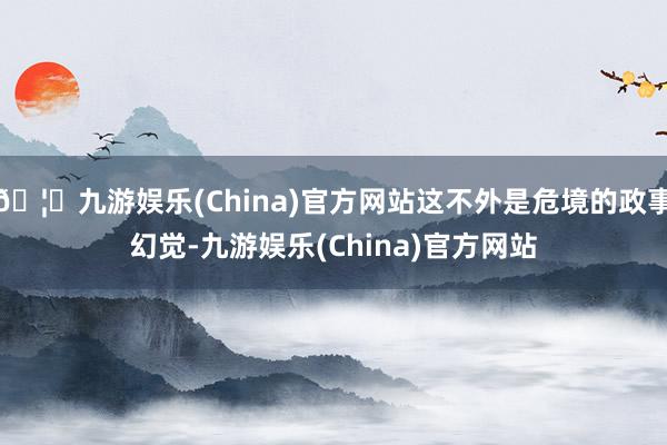 🦄九游娱乐(China)官方网站这不外是危境的政事幻觉-九游娱乐(China)官方网站